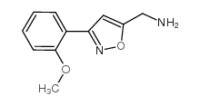 {[3-(2-甲氧基苯基)异噁唑-5-基]甲基}胺盐酸盐结构式