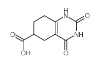 2,4-dioxo-5,6,7,8-tetrahydro-1H-quinazoline-6-carboxylic acid structure