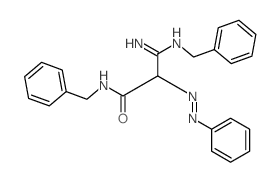 N-benzyl-2-(N-benzylcarbamimidoyl)-2-phenyldiazenyl-acetamide picture