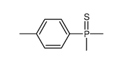 dimethyl-(4-methylphenyl)-sulfanylidene-λ5-phosphane结构式