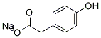 Benzeneacetic acid, 4-hydroxy-, MonosodiuM salt Structure