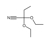 2,2-diethoxybutanenitrile Structure