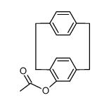 (+/-)-4-acetoxy[2.2]paracyclophane结构式