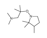 N,N,2-Trimethyl-2-[[(3S)-2,2,3-trimethyl-1-pyrrolidinyl]oxy]-1-propanamine结构式