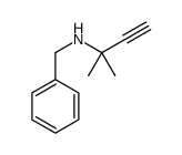 N-benzyl-2-methylbut-3-yn-2-amine Structure