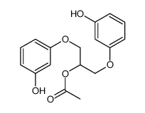 1,3-bis(3-hydroxyphenoxy)propan-2-yl acetate结构式