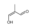 3-hydroxy-2-methylprop-2-enal结构式