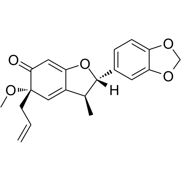 1,6-Dihydro-4,7'-epoxy-1-methoxy-3',4'-methylenedioxy-6-oxo-3,8'-lignan picture