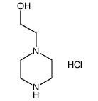 N-(2-hydroxyethyl)piperazine hydrochloride结构式