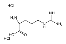 (2S)-2-amino-5-(diaminomethylideneamino)pentanoic acid,dihydrochloride Structure