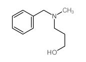 1-Propanol,3-[methyl(phenylmethyl)amino]- structure