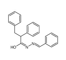 N-[(E)-benzylideneamino]-2,3-diphenylpropanamide结构式