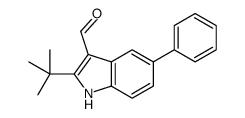 1H-Indole-3-carboxaldehyde,2-(1,1-dimethylethyl)-5-phenyl-(9CI) picture