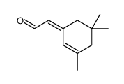 (2E)-2-(3,5,5-trimethylcyclohex-2-en-1-ylidene)acetaldehyde结构式