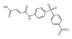N-[4-(4-nitro-benzenesulfonyl)-phenyl]-maleamic acid结构式