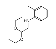 N-(2,2-diethoxyethyl)-2,6-dimethylaniline结构式