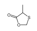 4-methyl-1,3-oxathiolan-5-one结构式