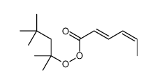 2,4,4-trimethylpentan-2-yl hexa-2,4-dieneperoxoate Structure