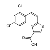 2-[2-(2,4-dichlorophenyl)ethenyl]-1,3-thiazole-4-carboxylic acid Structure