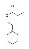 2-piperidin-1-ylethyl 2-methylpropanoate Structure