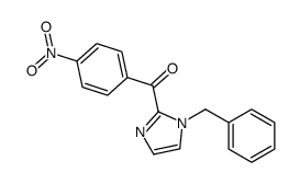 (1-benzylimidazol-2-yl)-(4-nitrophenyl)methanone Structure