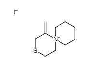5-methylidene-3-thia-6-azoniaspiro[5.5]undecane,iodide结构式