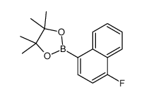 2-(4-氟萘-1-基)-4, 4, 5, 5-四甲基-1, 3, 2-二氧杂硼杂环戊烷结构式