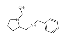 Benzyl-(1-ethyl-pyrrolidin-2-ylmethyl)-amine结构式