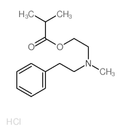 2-(methyl-phenethyl-amino)ethyl 2-methylpropanoate结构式