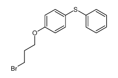 1-(3-bromopropoxy)-4-phenylsulfanylbenzene Structure