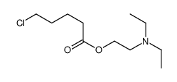 2-(diethylamino)ethyl 5-chloropentanoate结构式