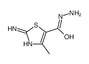 2-Amino-4-methyl-1,3-thiazole-5-carbohydrazide Structure