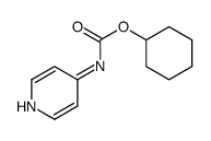 cyclohexyl N-pyridin-4-ylcarbamate Structure