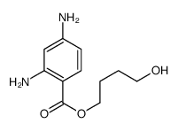 4-hydroxybutyl 2,4-diaminobenzoate Structure