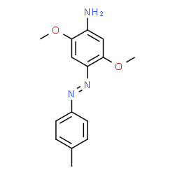 4-(4-Methylphenylazo)-2,5-dimethoxyaniline Structure