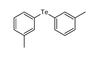 bis(m-tolyl)telluride Structure