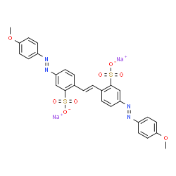 disodium 4,4'-bis[(4-methoxyphenyl)azo]stilbene-2,2'-disulphonate picture