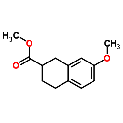methyl 7-methoxy-1,2,3,4-tetrahydronaphthalene-2-carboxylate structure