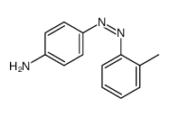 Aniline, p-(o-tolylazo)- Structure