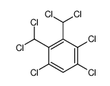 1,2,5-trichloro-3,4-bis(dichloromethyl)benzene结构式