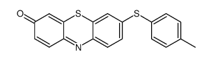 7-p-tolylsulfanyl-phenothiazin-3-one结构式