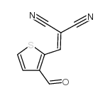 2-[(3-甲酰基-2-噻吩)亚甲基]丙二腈结构式