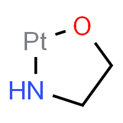 (2-aminoethanolato-N,O)platinum Structure