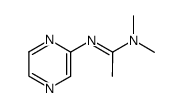 N,N-dimethyl-N'-pyrazin-2-yl-acetamidine结构式