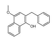 2-benzyl-4-methoxynaphthalen-1-ol结构式