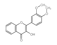 2-(3,4-二甲氧基苯基)-3-羟基-4H-苯并吡喃-4-酮图片