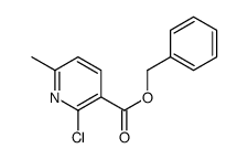 benzyl 2-chloro-6-methylpyridine-3-carboxylate结构式