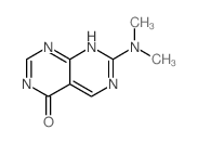3-dimethylamino-2,4,8,10-tetrazabicyclo[4.4.0]deca-1,3,5,8-tetraen-7-one Structure