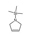 1-trimethylsilanyl-2,5-dihydro-pyrrole Structure