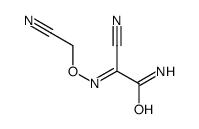 2-amino-N-(cyanomethoxy)-2-oxoethanimidoyl cyanide Structure